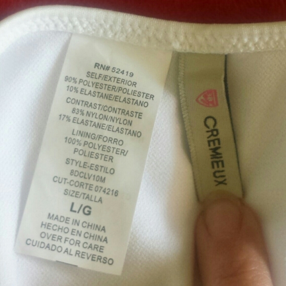 Cremieux Seawater One Piece Swimsuit Size Large - Picture 5 of 6